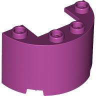WALL 1/2 CIRCLE, 2X4X2 W/ CUTOUT