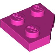 PLATE 2X2, CORNER, 45 DEG.