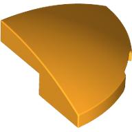 BRICK, 2X2X2/3, 1/4 SPHERE, W/ CUTOUT