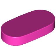 TILE 1X2, 1/2 CIRCLE