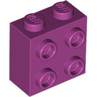 BRICK 1X2X1 2/3 W/4 KNOBS