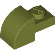 BRICK, 1X2X1, BOW, W/ CUTOUT