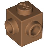 BRICK 1X1, W/ 2 KNOBS, CORNER