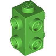 BRICK 1X1X1 2/3, W/ 6 KNOBS