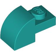 BRICK, 1X2X1, BOW, W/ CUTOUT
