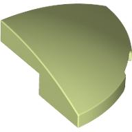 BRICK, 2X2X2/3, 1/4 SPHERE, W/ CUTOUT