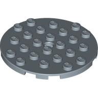 PLATE 6X6 ROUND WITH TUBE SNAP
