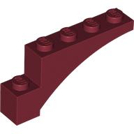 BRICK 1X5X2, INSIDE HALF ARCH