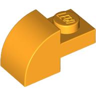 BRICK, 1X2X1, BOW, W/ CUTOUT