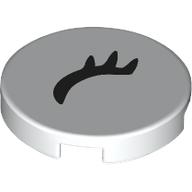 FLAT TILE 2X2, ROUND, NO. 1351