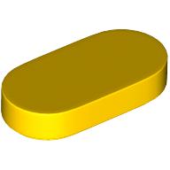 TILE 1X2, 1/2 CIRCLE