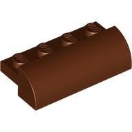 BRICK, 2X4X1, BOW, W/ CUTOUT