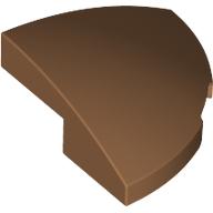 BRICK, 2X2X2/3, 1/4 SPHERE, W/ CUTOUT