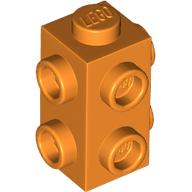 BRICK 1X1X1 2/3, W/ 6 KNOBS