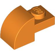 BRICK, 1X2X1, BOW, W/ CUTOUT