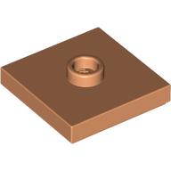 PLATE 2X2 W 1 KNOB
