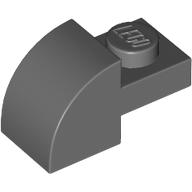 BRICK, 1X2X1, BOW, W/ CUTOUT