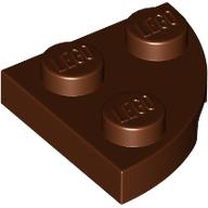 PLATE 2X2, 1/4 CIRCLE