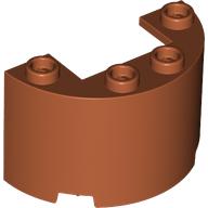 WALL 1/2 CIRCLE, 2X4X2 W/ CUTOUT