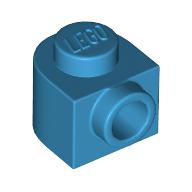 PLATE 1X1X2/3, W/ 1 KNOB, ROUNDED