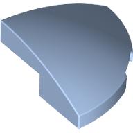 BRICK, 2X2X2/3, 1/4 SPHERE, W/ CUTOUT