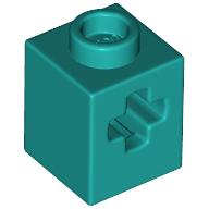 BRICK 1X1, W/ CROSS HOLE     