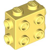 BRICK 1X2X1 2/3, W/ 8 KNOBS