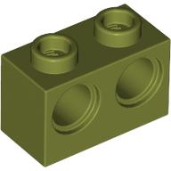 BRICK 1X2 M. 2 HOLES Ø 4,87