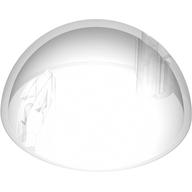 1/2 SPHERE 5X5X3, W/ CROSS HOLE