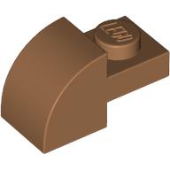 BRICK, 1X2X1, BOW, W/ CUTOUT
