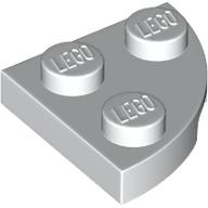 PLATE 2X2, 1/4 CIRCLE