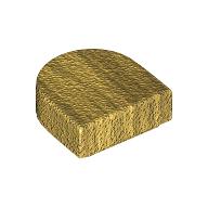 FLAT TILE 1X1, 1/2 CIRCLE