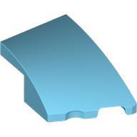 BRICK 2X3, OUTSIDE BOW, RIGHT