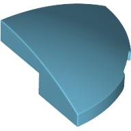 BRICK, 2X2X2/3, 1/4 SPHERE, W/ CUTOUT