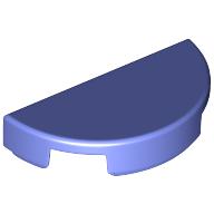 TILE 1X2, W/ 1/2 CIRCLE