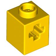 BRICK 1X1, W/ CROSS HOLE     