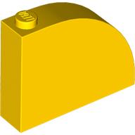 BRICK 1X4X3, OUTSIDE HALF BOW, NO. 1