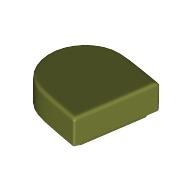 FLAT TILE 1X1, 1/2 CIRCLE