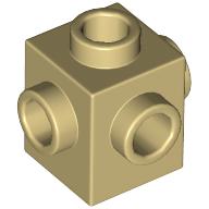 BRICK 1X1 W. 4 KNOBS