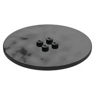 Plate ø63.84 W. 4 Knobs