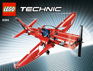 lego technic red plane