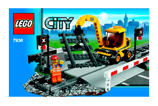 LEGO® Bauanleitung:Bahnübergang