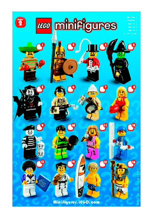 nach Wahl Lego 8684 Minifiguren Serie 2 