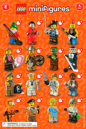 Lego Minifigures Series 4 Mad Scientist 