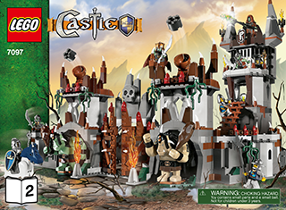 レジェンズ　ソウルドール　ティアマット LEGO 7097 Trolls' Mountain Fortress - Certified