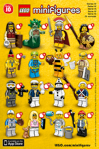 レゴ® ミニフィギュア シリーズ10 レゴ®ミニフィギュア セット - LEGO.comキッズ