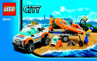 LEGO CITY 60012 4x4 Diving boat Rescue NEW 