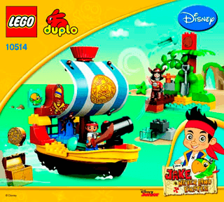 レゴ デュプロ 10514 ジェイクのネバーランド ジェイクの海賊船バッキー Jake\u0027s Pirate Ship Bucky 10514 | DUPLO® | Buy online at the