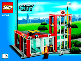 Antibiotika plast indenlandske Brandstation 60004 - LEGO® City sæt - LEGO.com for børn