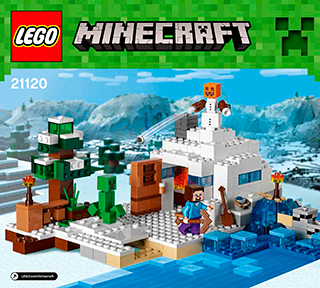 人気デザイナー LEGO レゴ 21120 マインクラフト Minecraft 雪の隠れ家